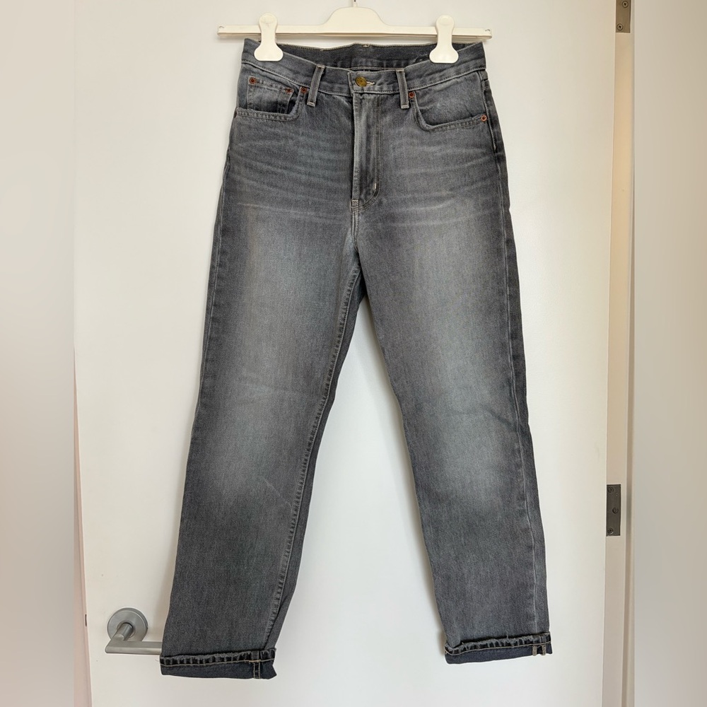 Gray women’s Straight-Leg Jeans